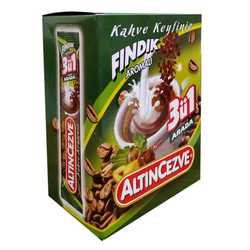 3 ü 1 Arada Fındık Aromalı Kahve 15 Gr X 20 Adet - Üçü Birarada Fındıklı - 4