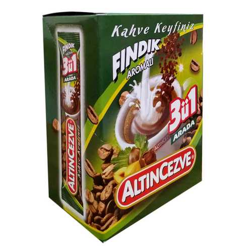3 ü 1 Arada Fındık Aromalı Kahve 15 Gr X 20 Adet - Üçü Birarada Fındıklı - 4