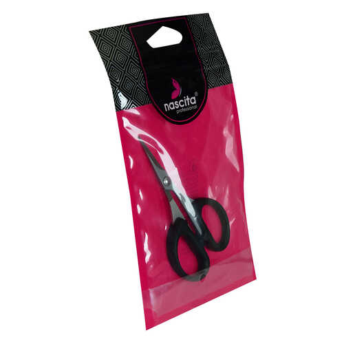 4 " Makas Ergonomik Saplı Saç Sakal Bıyık Burun Makası Professional - 3