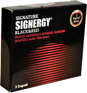 SİGNERGY SİGNATURE BLACK RED BAY BAYAN 2KAPSÜL SİGNERGY SİGNATURE BLACK RED BAY BAYAN 2KAPSÜL