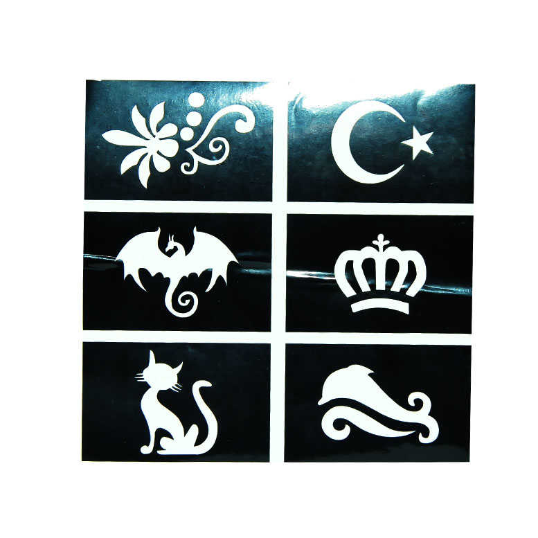 LOKMANAVM KINA ŞABLONU 6DESENLİ 09 LOKMANAVM KINA ŞABLONU 6DESENLİ 09