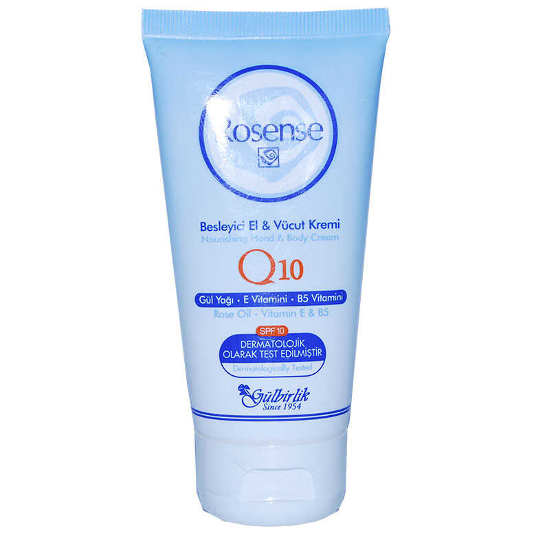 ROSENSE Q10 BESLEYİCİ EL VE VÜCUT KREMİ ROSENSE Q10 BESLEYİCİ EL VE VÜCUT KREMİ