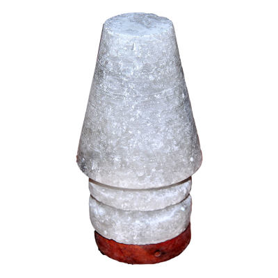 Abajur Şekilli Doğal Kaya Tuzu Lambası Çankırı Kablolu Ampullü Beyaz 1-2 Kg - 2