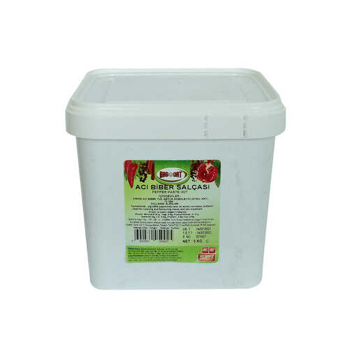 Acı Biber Salçası 5000 Gr Paketli Kutulu - 1