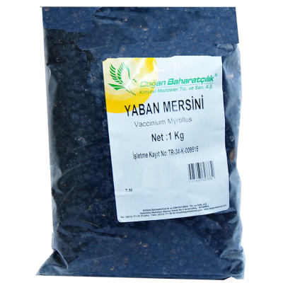 Acı Yaban Mersini Siyah Doğal 1000 Gr Paket - 1