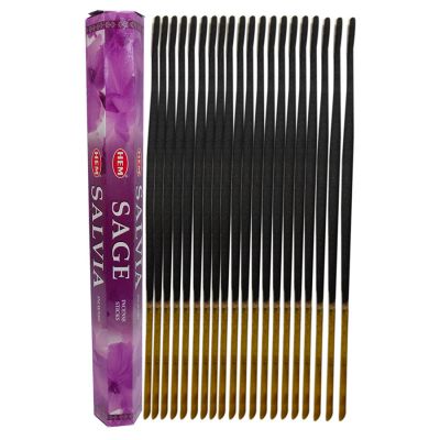 Adaçayı Kokulu 20 Çubuk Tütsü - Salvia - 1