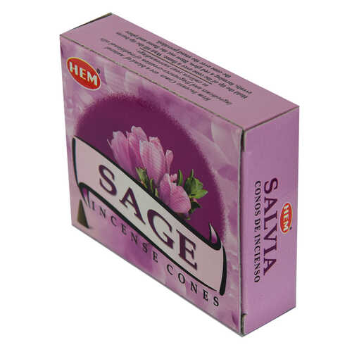 Adaçayı Kokulu 10 Konik Tütsü - Salvia - 4