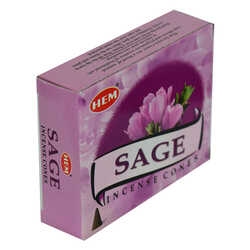 Adaçayı Kokulu 10 Konik Tütsü - Salvia - 5