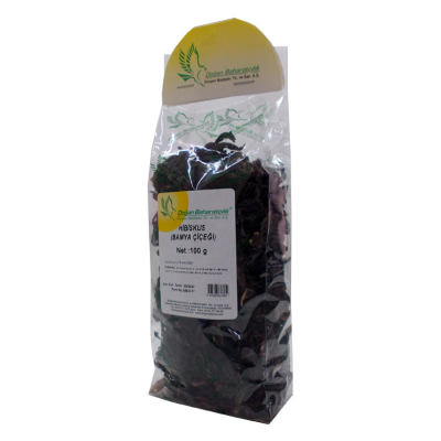 Afrika Bamya Çiçeği Hibiskus Mekke Gülü Doğal 100 Gr Paket - 2