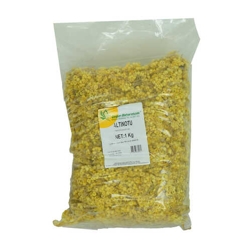 Altın Otu Çiçeği Ölmez Çiçek Doğal 1000 Gr Paket - 1