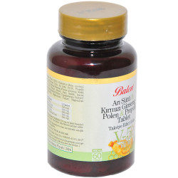 Arı Sütü & Kırmızı Ginseng & Polen & Propolis 60 Tablet (1)