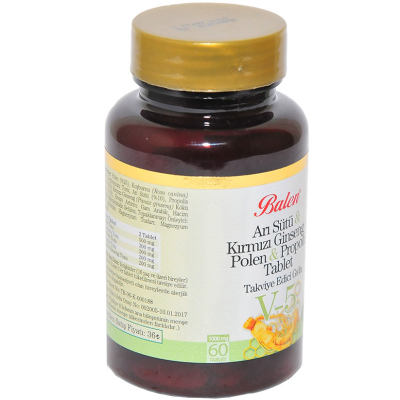 Arı Sütü & Kırmızı Ginseng & Polen & Propolis 60 Tablet - 2