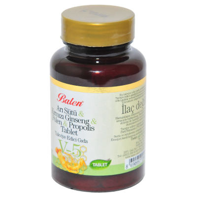 Arı Sütü & Kırmızı Ginseng & Polen & Propolis 60 Tablet - 3