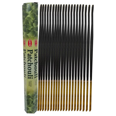 Aromatik Paçuli Kokulu 20 Çubuk Tütsü - Patchouli Incense Stick - 1
