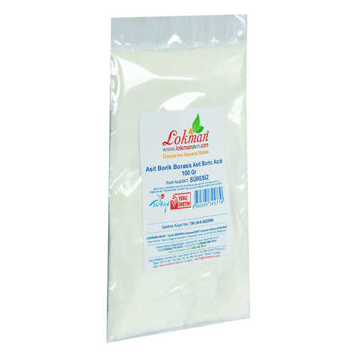 Asit Borik Borasis Asit Boric Acid 100 Gr Paket - 4