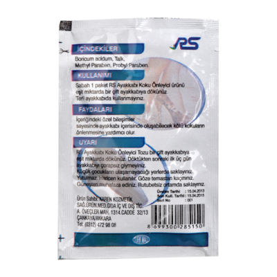 Ayak Kokusu Önleyici Toz 10 Gr Paket - 2