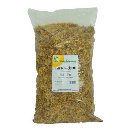 Aynısefa Çiçeği Portakal Nergisi Çiçeği Doğal Calendula 1000 Gr Paket - 1
