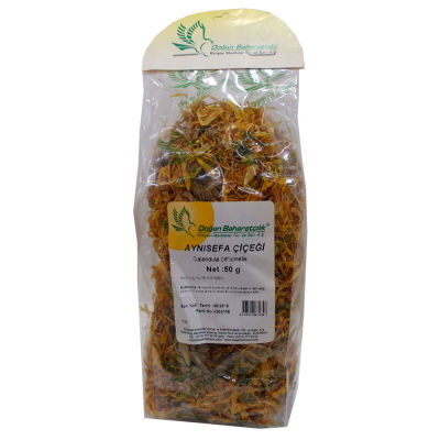 Aynısefa Çiçeği Portakal Nergisi Çiçeği Doğal Calendula 50 Gr Paket - 1