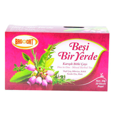 Beşi Bir Yerde Karışık Bitki Çayı 20 Süzen Pşt - 1