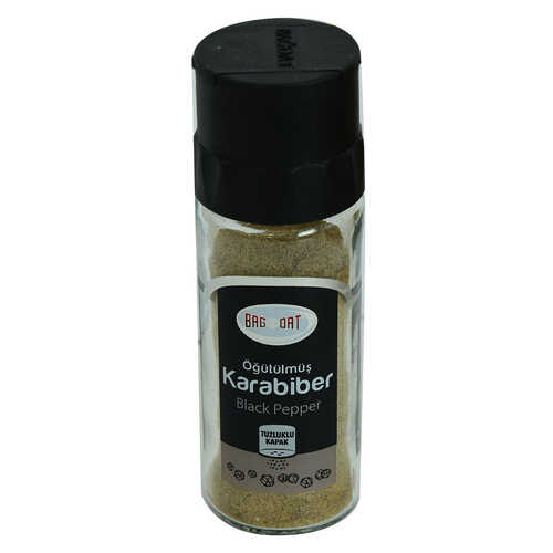 Cam Şişe Tuzluklu Kapak Doğal Öğütülmüş Karabiber 55 Gr - 1