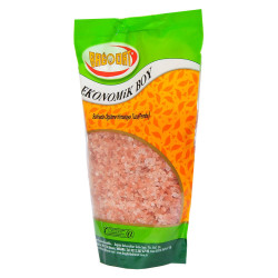 Yemeklik Himalaya Kaya Tuzu Sofrada Öğütme Kristal Çakıl Pembe 1000 Gr Paket (1)