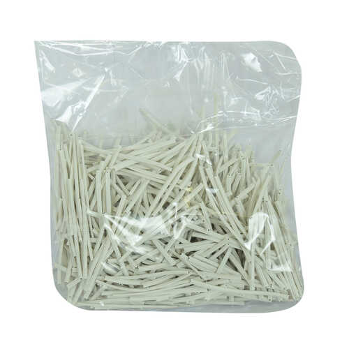 Bağlama Teli Tel Klips Pvc Kaplamalı Beyaz 500 Gr Takribi 500 Adetli 1 Paket - 3