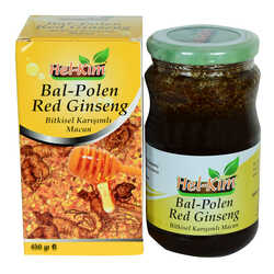 Bal Polen Red Ginsengli Bitkisel Karışımlı Macunnu 450 Gr (1)