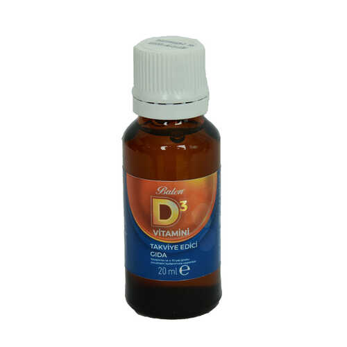 D3 Vitamini Takviye Edici Gıda 20 ML - 3
