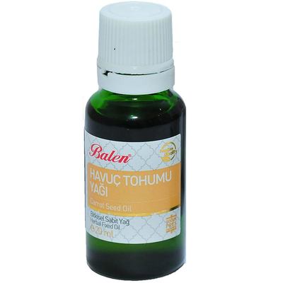 Havuç Tohumu Yağı Soğuk Pres 20 ML Cam Şişe - 1