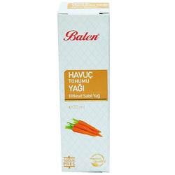 Havuç Tohumu Yağı Soğuk Pres 20 ML Cam Şişe (1)