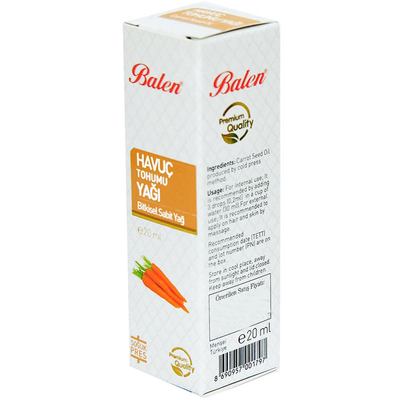 Havuç Tohumu Yağı Soğuk Pres 20 ML Cam Şişe - 4