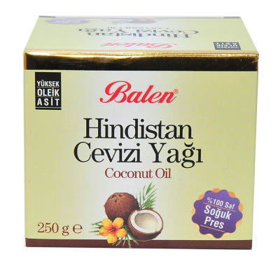 Hindistan Cevizi Yağı Soğuk Pres 250 Gr Cam Şişe - 1