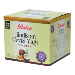Hindistan Cevizi Yağı Soğuk Pres 250 Gr Cam Şişe (1)