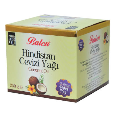 Hindistan Cevizi Yağı Soğuk Pres 250 Gr Cam Şişe - 2