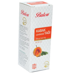 Kabak Çekirdeği Yağı Soğuk Pres 50 ML Cam Şişe - 3