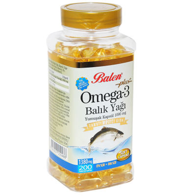 Omega 3 Plus+ Balık Yağı Yumuşak 200 Kapsül - 2
