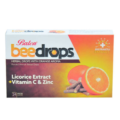 Portakal Aromalı Bitkisel Drops 24Adet - 1