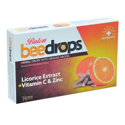 Portakal Aromalı Bitkisel Drops 24Adet - 2