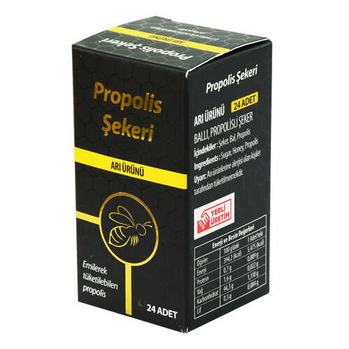 Ballı Propolis Şekeri Arı Ürünü Drops 24 Adet 30 Gr - 3