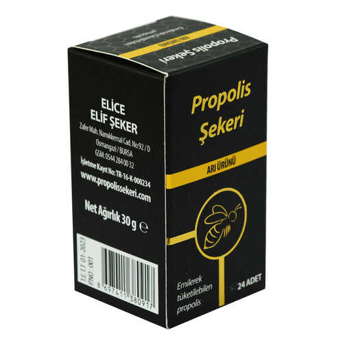 Ballı Propolis Şekeri Arı Ürünü Drops 24 Adet 30 Gr - 4