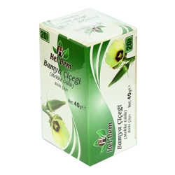 Bamya Çiçeği Mekke Gülü Bitki Çayı 2 Gr x 20 Süzen Poşet 40 Gr (1)