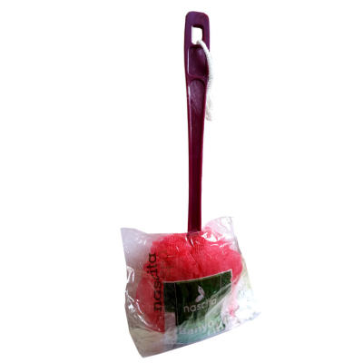 Banyo Duş Lifi Saplı Kırmızı - 3