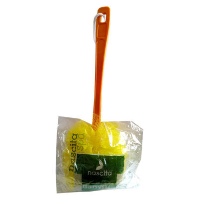 Banyo Duş Lifi Saplı Sarı - 1