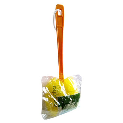 Banyo Duş Lifi Saplı Sarı - 3