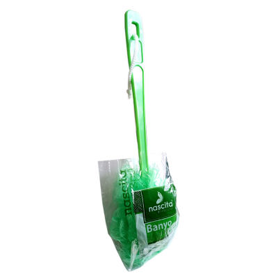 Banyo Duş Lifi Saplı Yeşil - 3