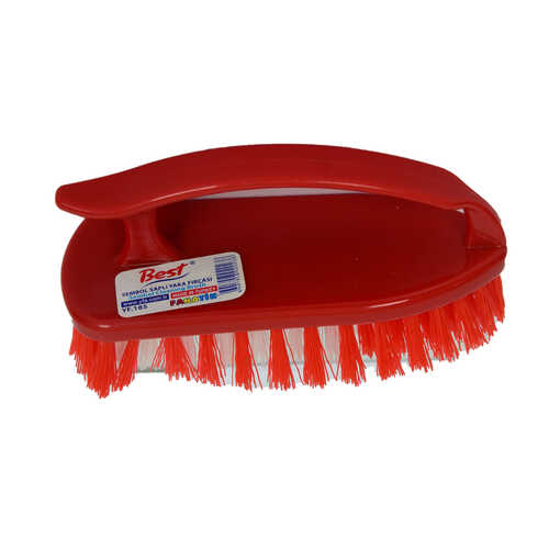 Yaka Fırçası Sembol Plastik Tutma Saplı Fırça Karışık Renk 14 Cm - 2