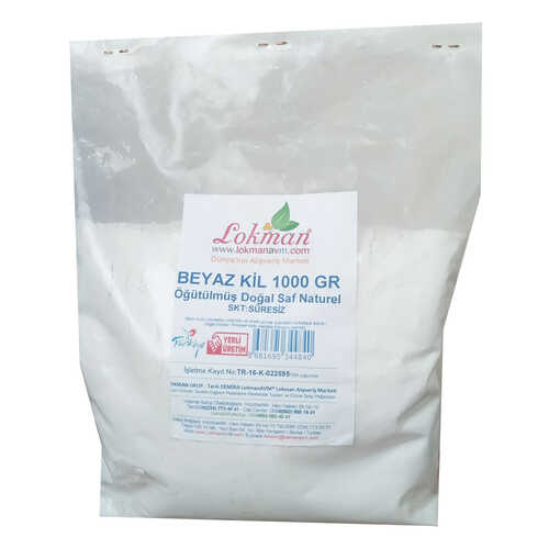 Beyaz Kil Öğütülmüş Doğal Saf Naturel 1000 Gr Paket - 2