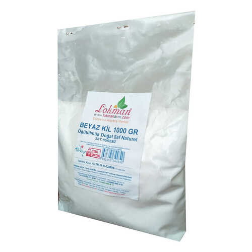 Beyaz Kil Öğütülmüş Doğal Saf Naturel 1000 Gr Paket - 3