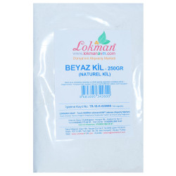 Beyaz Kil Öğütülmüş Doğal Saf Naturel 250 Gr Paket (1)