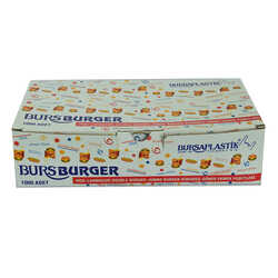 Bursburger Pide Lahmacun Burger Kokoreç Döner Ekmek Hışır Poşeti 13X26 1000 Adet (1)